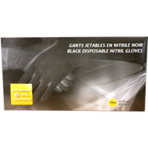 Gants Nitrile WARRIOR NOIR Medium