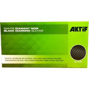 Gants Nitrile DIAMANT NOIR XX-Large 50/Boite