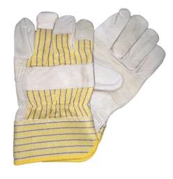 Gants de travail en cuir de vache et coton