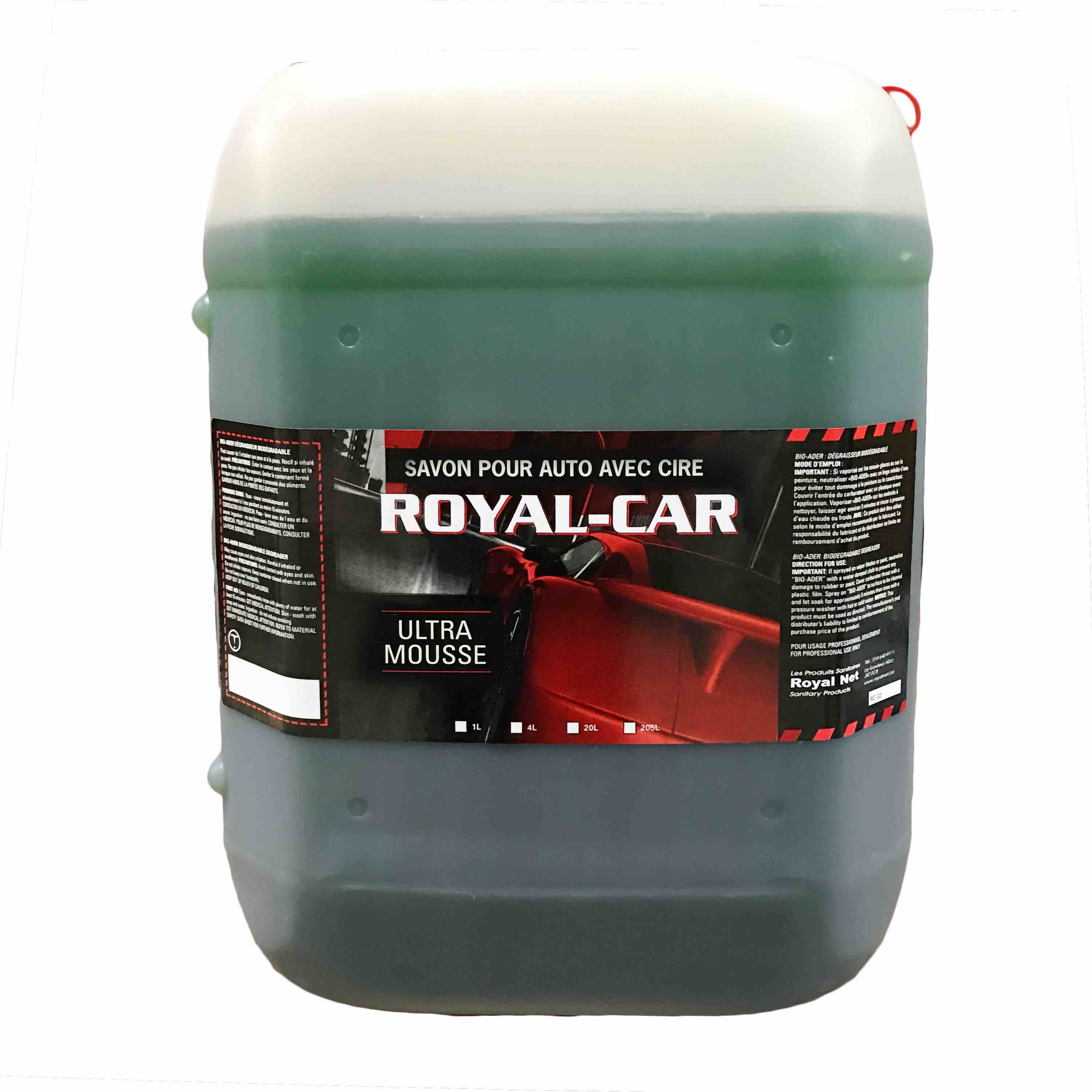 Savon Auto Ultra Mousse ''VERT'' 20L