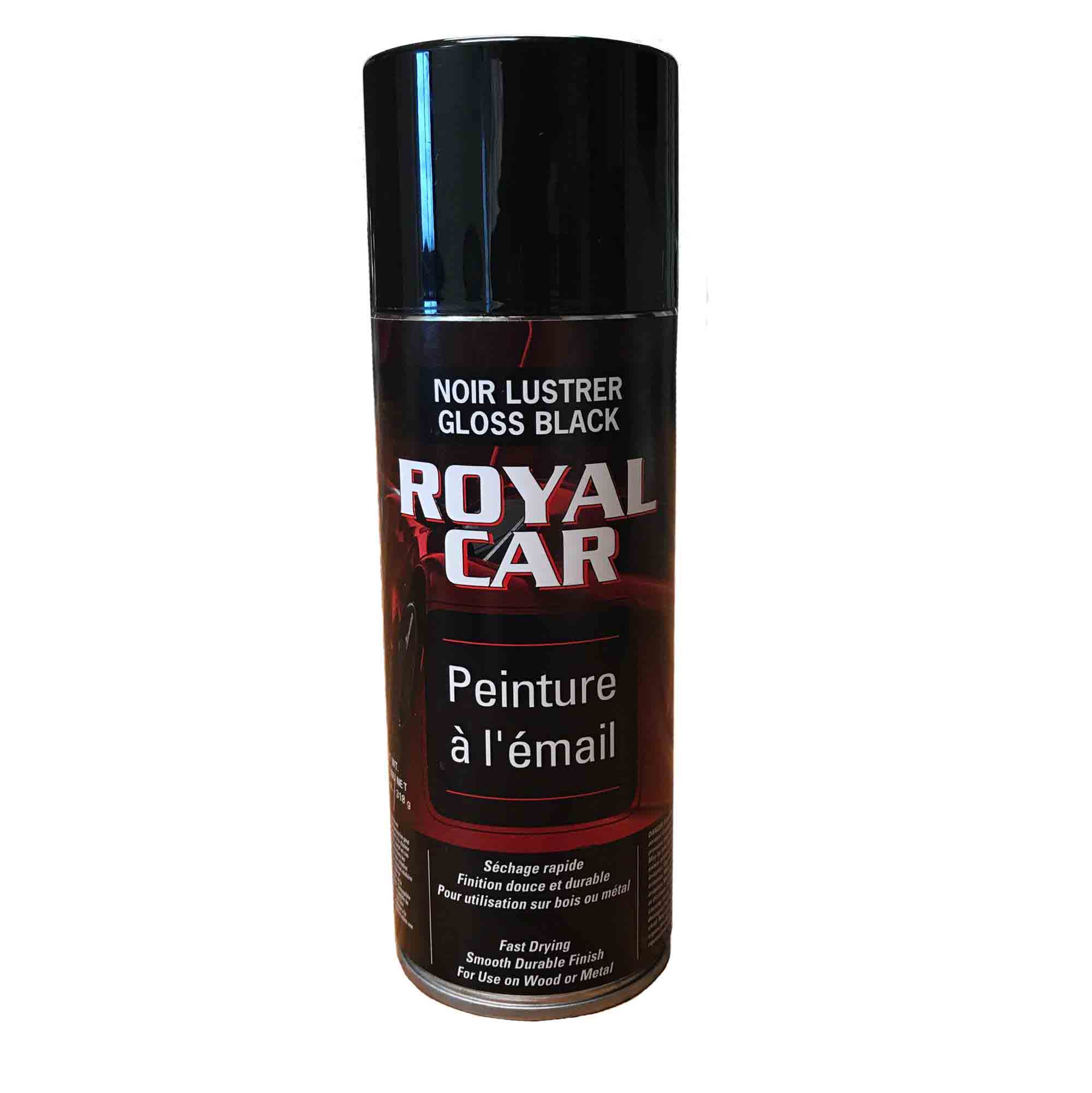 Peinture Email en Aerosol NOIR LUSTRE