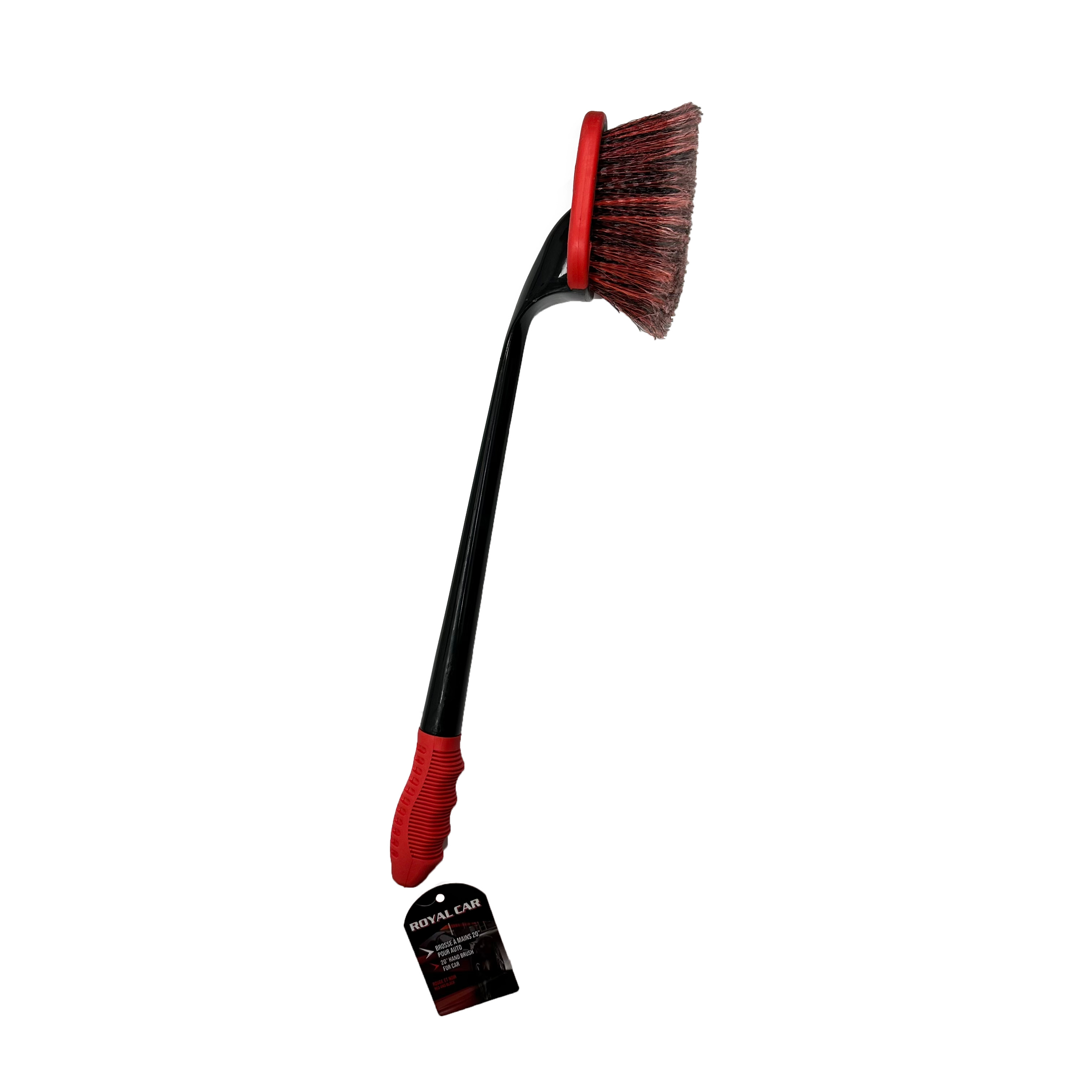 Brosse ROYAL CAR Douce a Mains pour Auto  20'' ROUGE & NOIR